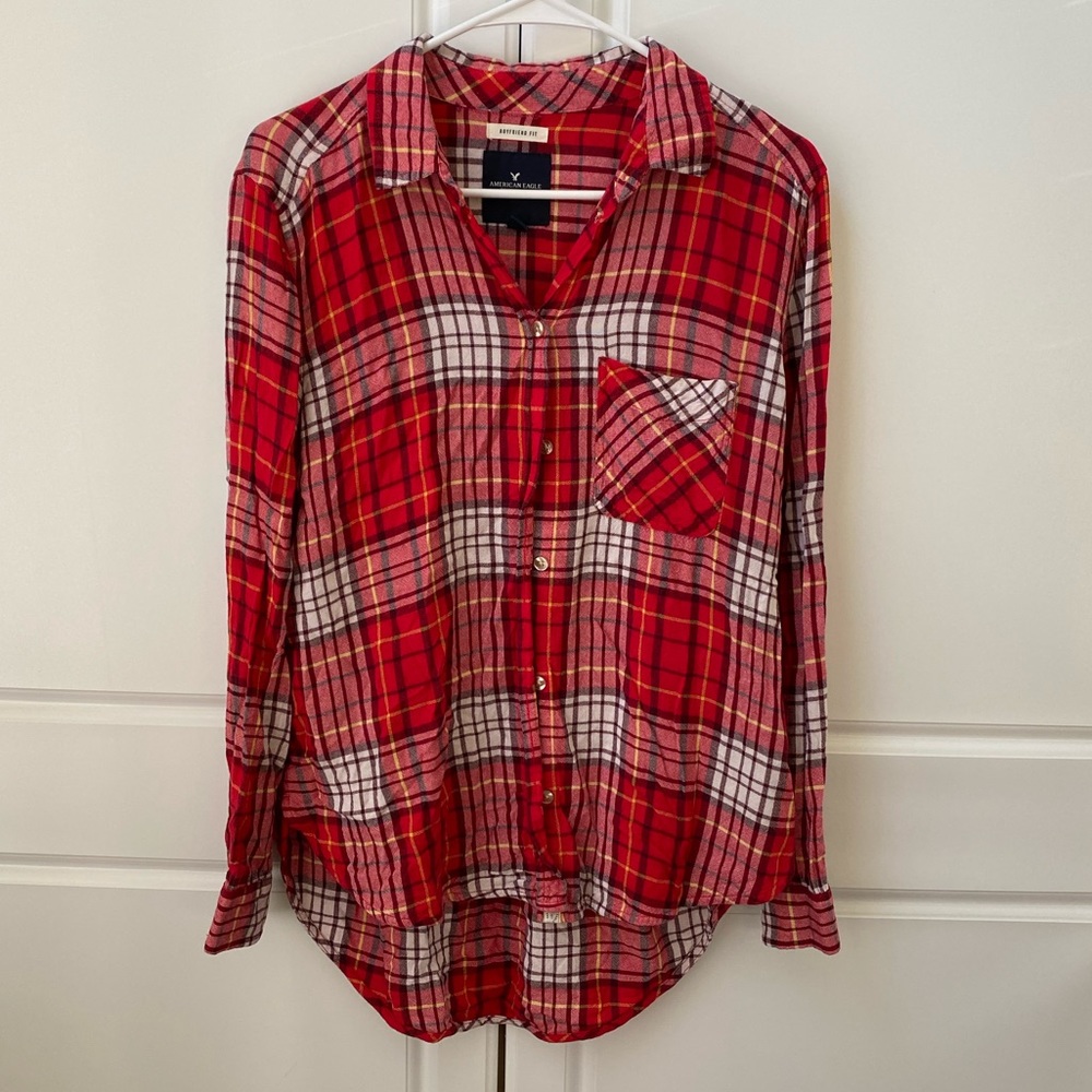 Boyfriend fit flannel